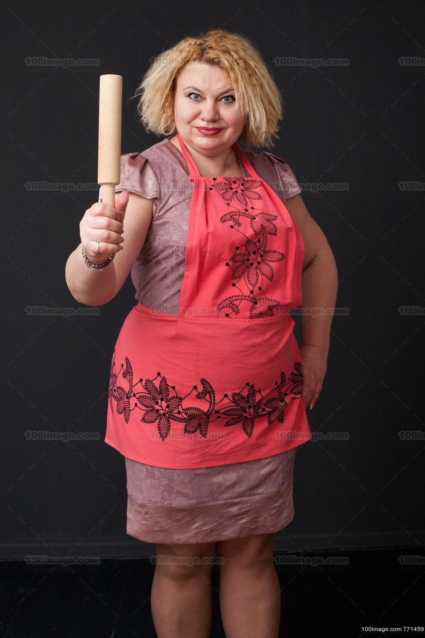 Portrait Of Mature Housewife With Food Processor In Kitchen Stock Photo,  Picture And Royalty Free Image. Image 61364297.